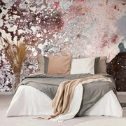 Tapet abstracție în tonuri delicate