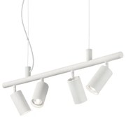 Lustra modera cu spoturi directionabile DYNAMITE SP4 BIANCO 231372 IDL