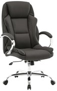 Scaun Directorial Piele Ecologica Vanitty Negru
