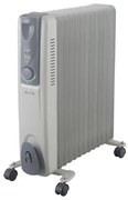 Calorifer electric cu ulei Elite EOH-11250, 2500W, 3 trepte, Termostat, 11 elementi, Alb