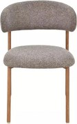 Scaun tapițat Elton II 256 cappuccino / stejar