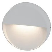 Aplica LED de perete pentru iluminat exterior, lumina ambientala, IP65 Bongo alb