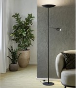 Eglo CONIVARINO 901977 - Lampă de podea LED cu dimmer, LED/26,5W/230V +LED/4W, neagră