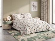 Lenjerie de pat din bumbac JUNGARI crem Dimensiunile lenjeriei: 70 x 90 cm | 140 x 200 cm