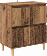 vidaXL Bufet Lemn Vechi 60 x 35 x 70 cm Lemn compozit