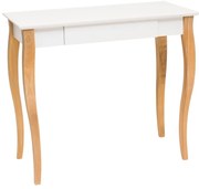 Birou Ragaba Lillo, lungime 85 cm, alb