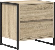 vidaXL Noptieră cu sertar Sonoma 50 x 39.5 x 50 cm Lemn compozit