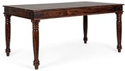 Masa dining pentru 6 persoane maro din lemn de Acacia, 160 cm, Jaipur Bizzotto