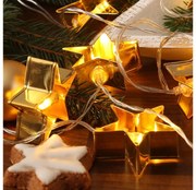 Sirag luminos LED GOLD STARS 140 cm cupru