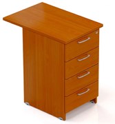 Container Visio 70 x 47 cm - 4 sertare, cireș