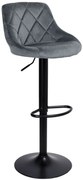 JAKS SCAUN DE BAR CYDRO BLACK VELVET GRAFIT