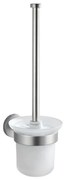 WENKO 19614100 - Perie WC BOSIO MATT 10x14 cm oțel inoxidabil/argintiu/satinat