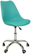 OFERTA Scaun de birou turcoaz MILANO II. calitate secundara
