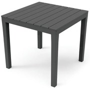 Masa terasa Glaucia, 78x78x73 cm, antracit, polipropilena