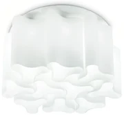 Plafoniera moderna design lux diametru 73,5cm, COMPO PL10 BIANCO 125510