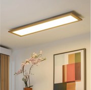 Brilagi - Corp de iluminat dimabil SLIMFRAME WOOD LED/58W/230V 124x34 cm + telecomandă
