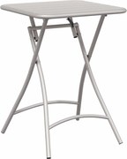 vidaXL Masă de bistro Bej 55 x 55 x 72,5 cm Oțel acoperit cu pulbere