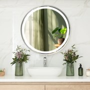 Oglindă LED cu ramă pentru baie C4