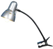 Lampa Birou cu Clama thomas, e14, 40w, 8x10.5x30 cm, argintiu
