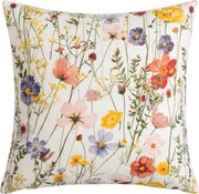Husa de perna din microfibra WILDFLOWERS 45x45 cm, colorat