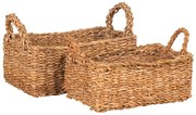 Coșuri de depozitare 2 buc. din iarbă-de-mare 32x23x13 cm Morella – House Nordic
