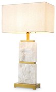 Veioza/ lampa de masa LUX cu baza din marmura Newton L