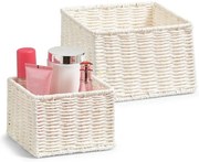 Set 2 organizatoare, Alb, ZELLER