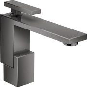 Baterie lavoar baie antracit lucios cu ventil click-clack, Hansgrohe Axor Edge 130 Antracit lucios