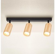 Spot Brilagi SELE 3xGU10/30W/230V negru/bej