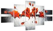 Tablou cu flori (125x70 cm), în 40 de alte dimensiuni noi