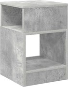 vidaXL Masă laterală Gri din beton 30,5 x 30 x 45 cm Lemn compozit