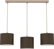 Candelabru pe cablu ARDEN 3xE27/15W/230V bej/maro