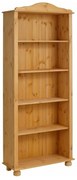 Bibliotecă în culoare naturală din lemn de pin 70x181 cm Ella – Støraa