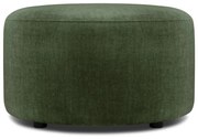 Puf din catifea Mazzini Sofas Debbie, ø 68 cm, verde