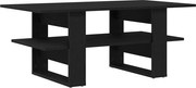 vidaXL Masă de cafea Stejar Negru 102 x 55 x 42 cm Lemn compozit