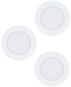 Eglo 98631 - Set de 3 spoturi LED încastrate FUEVA 3xLED/5W/230V