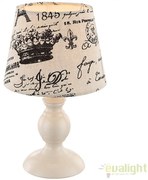 Veioza / Lampa de masa cu design modern, Metalic 21692 GL