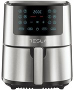 Frigider cu aer cald Tesla AF501BX, 1300W, 5 l, 12 programe, Acoperire antiaderentă, Ecran tactil, Inox