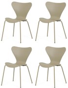 Set de scaune de sufragerie CT-X7034 CAP, 4 buc