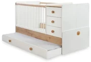 Patut transformabil cu pat suplimentar (80x180cm) NATURA BABY