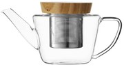 Ceainic INFUSION Viva Scandinavia V75400, 500 ml, Infuzor, Capac bambus, Transparent