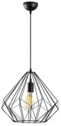 Lampa suspendatа Sheen 521SHN3391, Metal, 129 cm, Negru