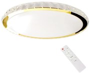 Plafonieră LED dimabilă LAYLA LED/50W/230V 3000/4000/6000K auriu + telecomandă