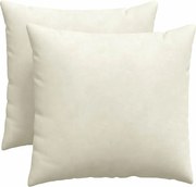 vidaXL Perne pentru canapea 2 pcs Crem 50 x 50 cm