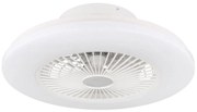 Lustra LED cu ventilator si telecomanda design modern Kello alb