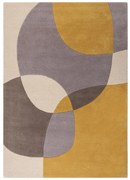 Covor din lână galben ocru 170x120 cm Glow - Flair Rugs