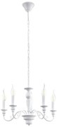 Eglo 49851 - Lustră CAPOSILE 5xE14/40W/230V