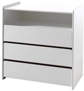 Comodă pentru copii Vipack Kiddy, alb