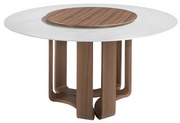 Masa rotunda deosebita design LUX Porcelain Marble 150cm