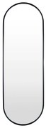 Oglindă ovală de perete Bonami Essentials Lilee, 40 x 120 cm, negru